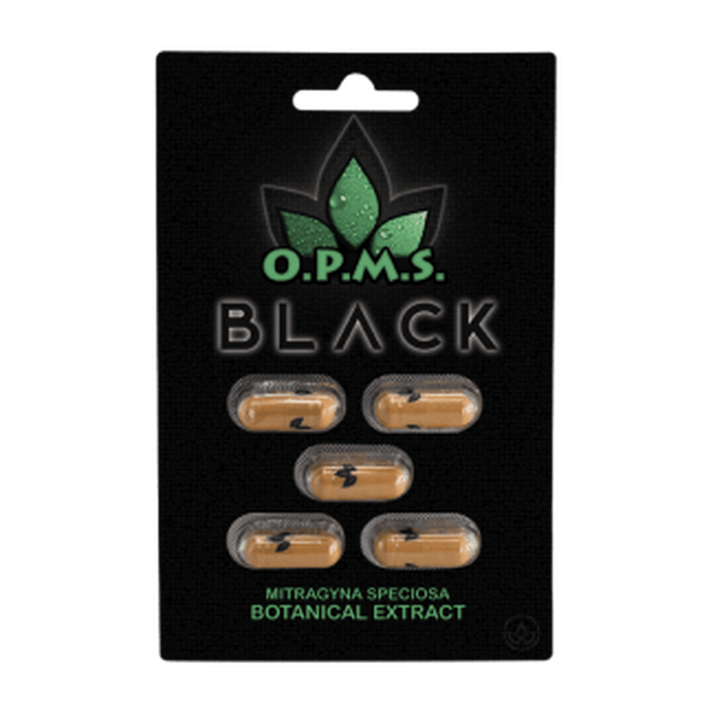 OPMS Black 5ct Extract Capsules. AS LOW AS $27.99 EACH! – Soma Kratom ...